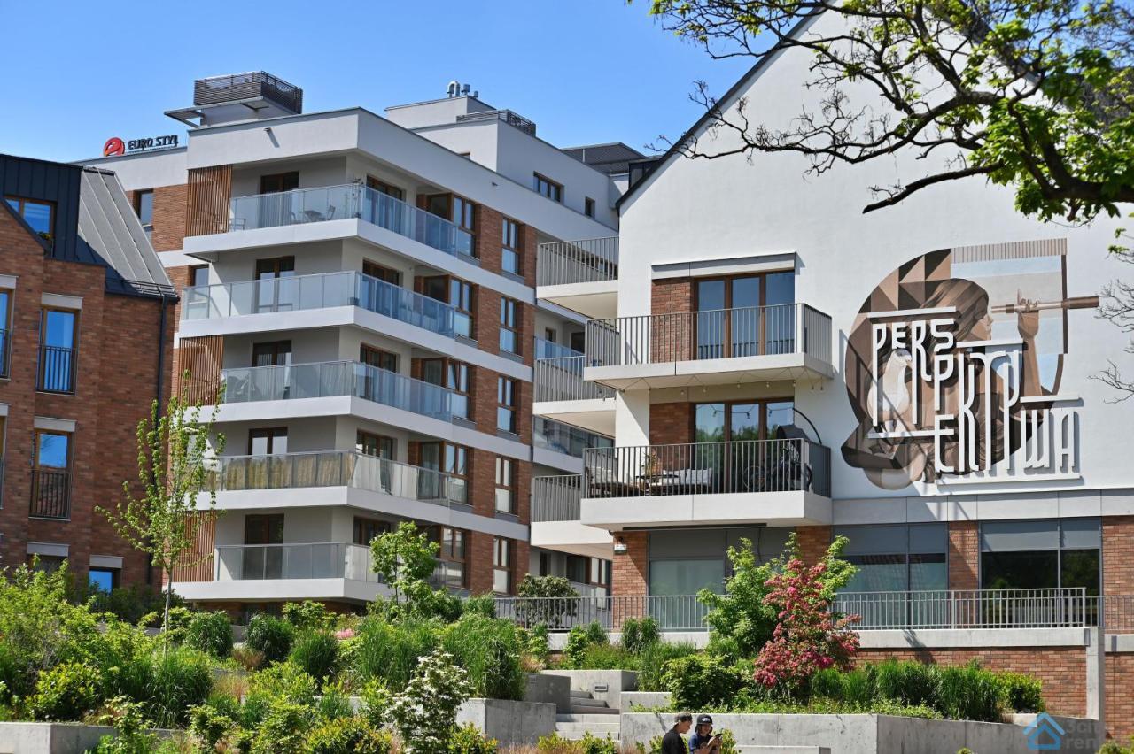 Beige 3City Apartment With Parking In Gdansk By Noclegi Renters Exterior foto